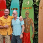 Lava Lava Beach Club owners Eric von Platen Luder, left, and his husband, Scott Dodd