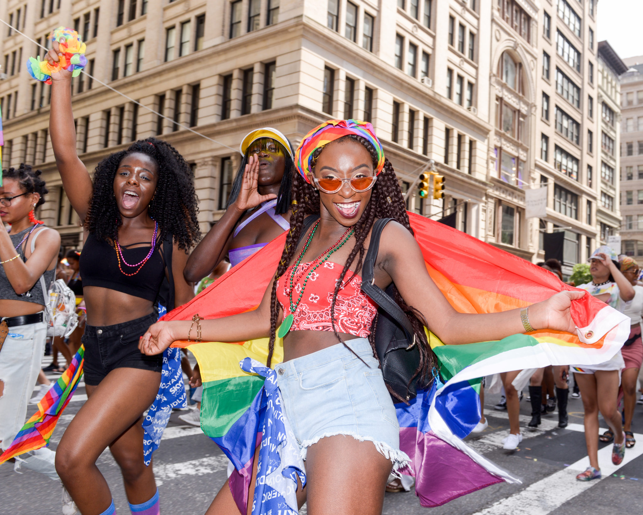 New York City Pride marchers take over the streets of Manhattan. Photo: Courtesy Madison Voelkel/NYC Pride