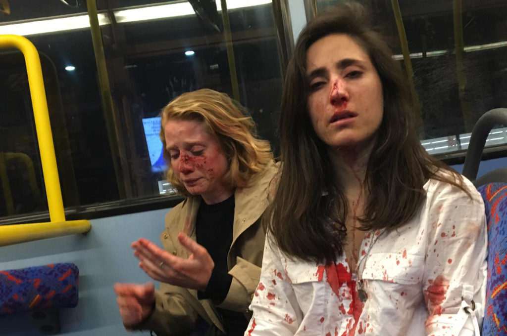 UK lesbians attacked on bus June 2019