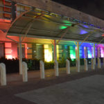 US Embassy Mumbai rainbow lights pride month